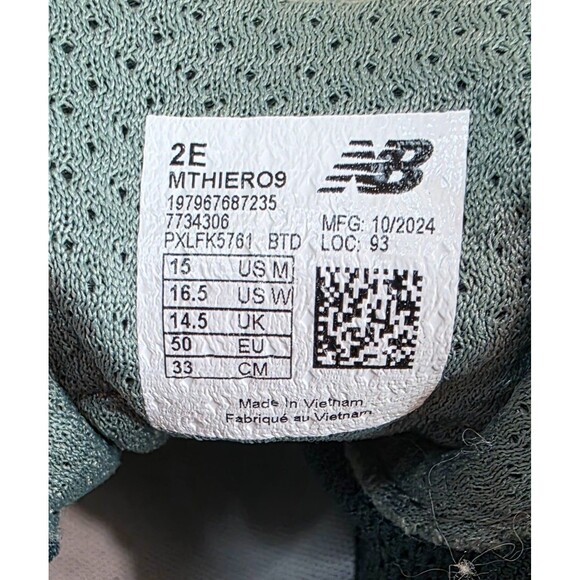 New Balance Fresh Foam X Hierro v9 Dark Juniper Size 15Wide (2E) – Minimal Wear main image 4